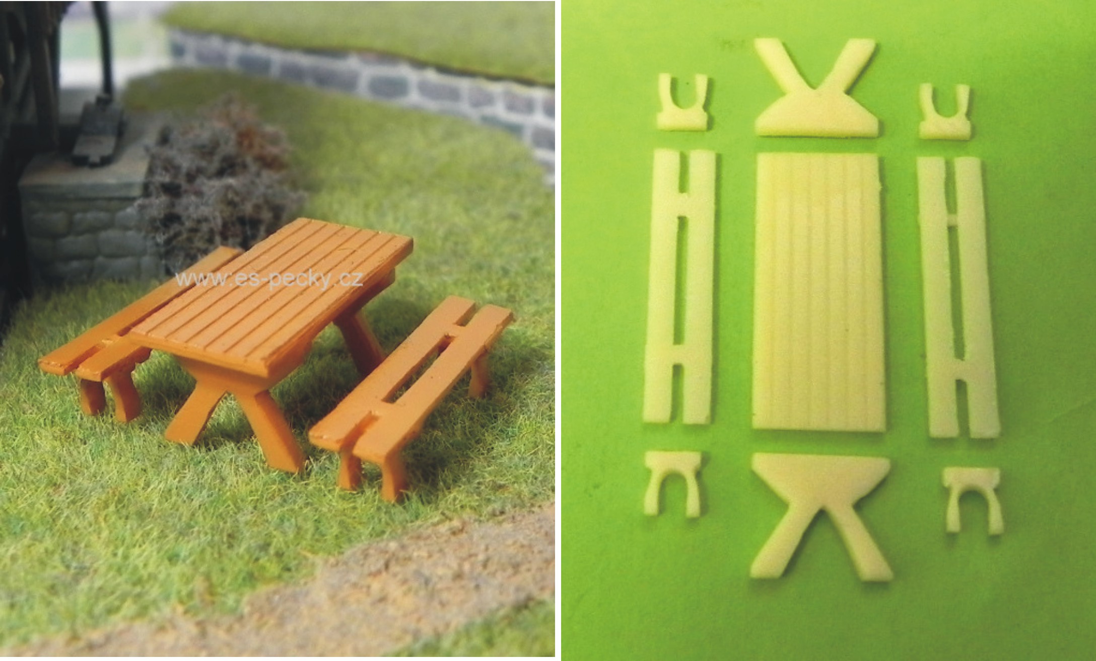 H0 Stavebnice zahradn�ho n�bytku