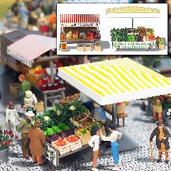 H0 Velk� st�nek s ovocem a zeleninou