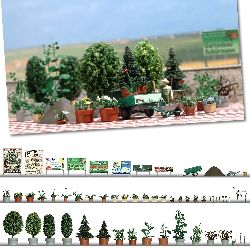 H0 Zahradnictv� - kv�tin��stv� set
