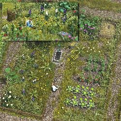 H0 ��ste�n� udr�ovan� zahrada