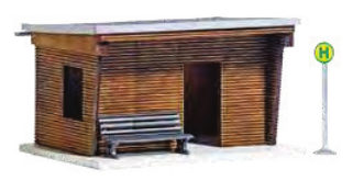 H0 Autobusov� zast�vka