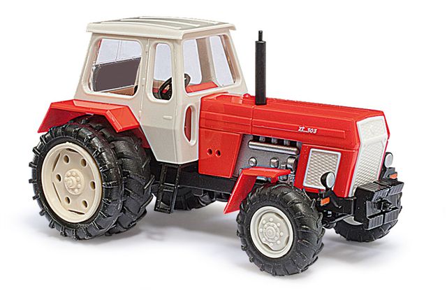 TT Traktor Fortschritt v modr� a �erven� barv�