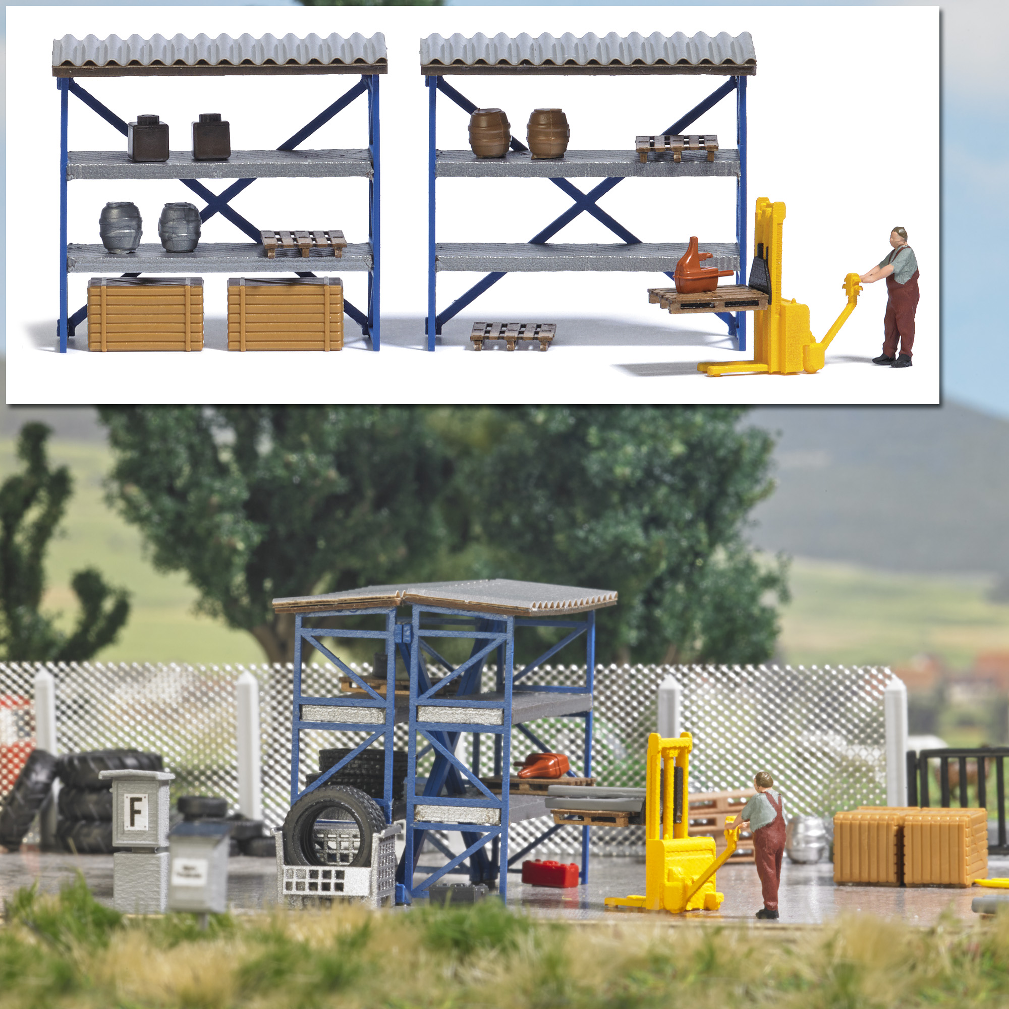 TT Skladn�k s pale�akem a reg�ly