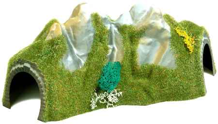 N Obloukov� model tunelu