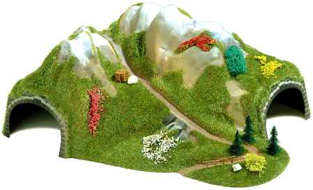 N 2-kolejn� rohov� model tunelu