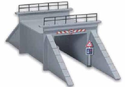 H0 �elezni�n� most s podjezdem