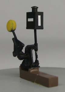 H0 Imitace vyhybkov�ho n�v�stidla bez p�estavn�ku