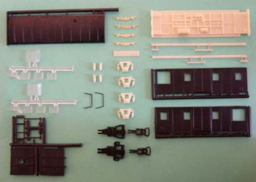 H0 Stavebnice vozu Ds - nebarven�