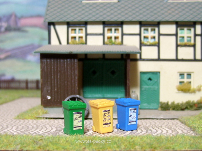 TT Popelnice na t��d�n� odpad 3 ks