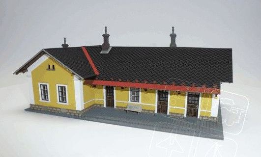 H0 V�pravn� budova Adr�pach - stavebnice