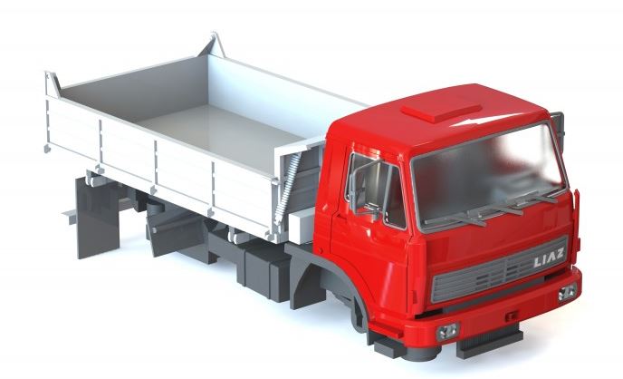 H0 LIAZ t��strann� skl�p�� 150.261 �erven�