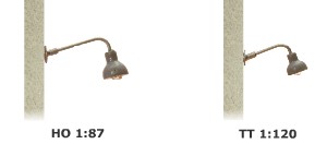 H0 N�st�nn� lampa typ A �lut� LED