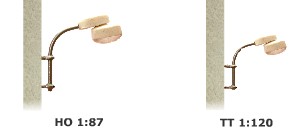 H0 N�st�nn� lampa typ D �lut� LED