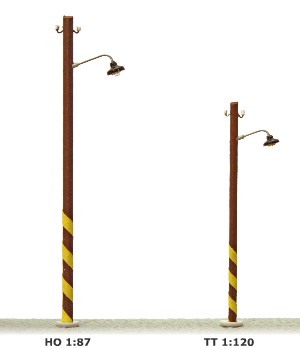 TT Stani�n� lampa typ B b�l� LED