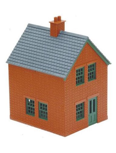 H0 Stani�n� patrov� budova, cihlov� zdivo