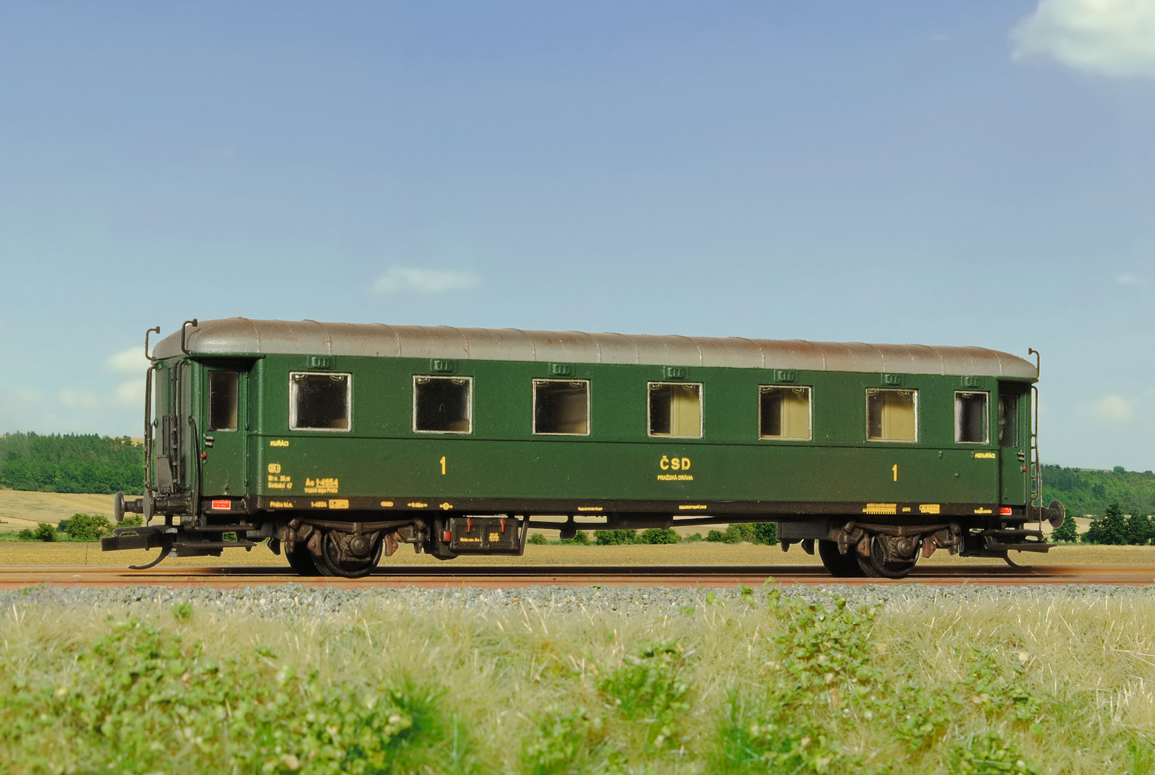 TT stavebnice vozu Ae "Ryb�k" 7 oken �SD