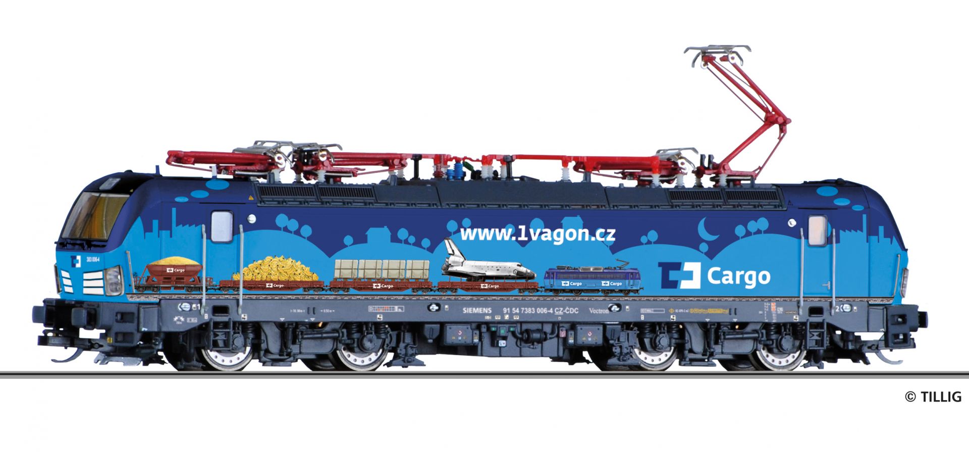 TT Elektrick� lokomotiva �ady 383 �D Cargo