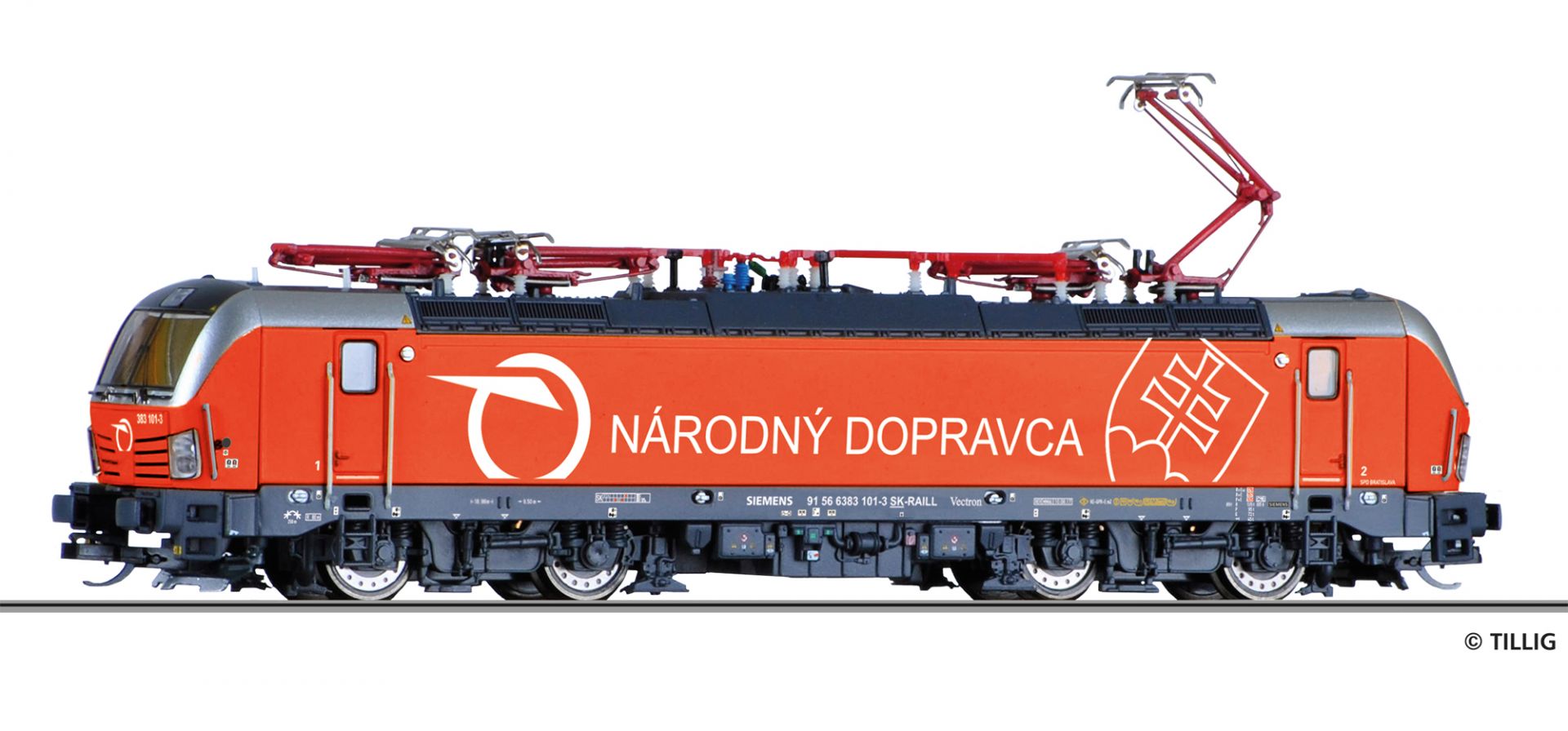 TT Elektrick� lokomotiva �ady 383 S Rail Lease/ZSSK (SK)