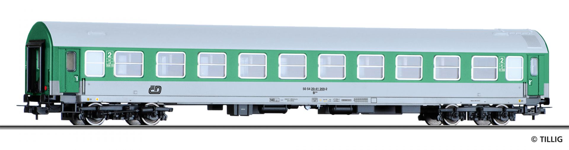 H0 Osobn� v�z 2. t��dy A 250 Typ Y �D