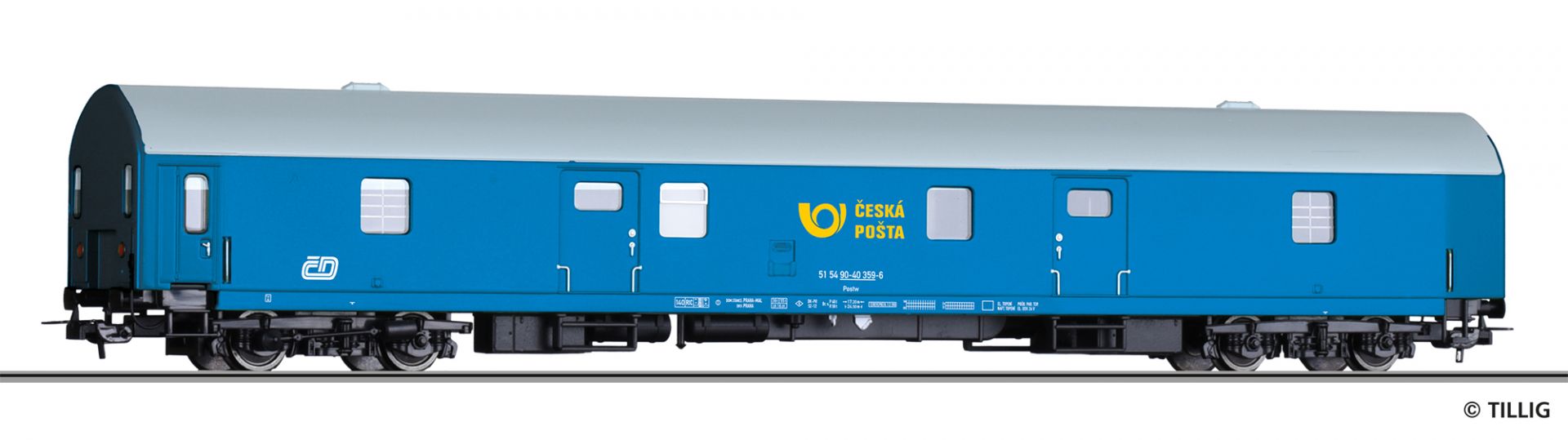 H0 Po�tovn� v�z "�esk� po�ta" �D