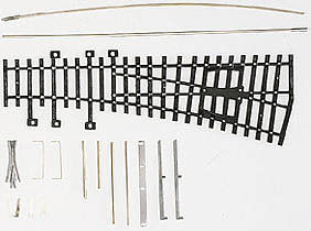 H0 V�hybka prav� 15� - standard (stavebnice)