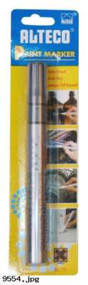 Popisova� ALTECO Paint Marker - st��brn�